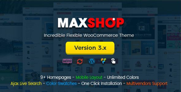 Maxshop - Multi-Purpose Responsive WooCommerce Theme