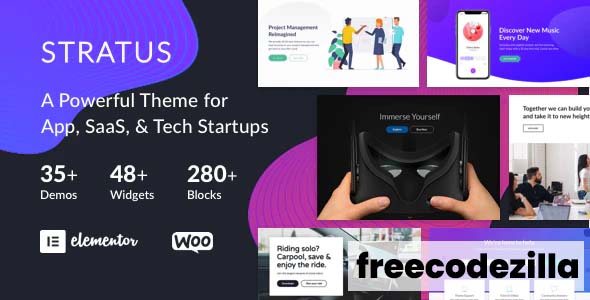 Stratus v4.2.4 Nulled – App, SaaS & Software Startup Tech Theme Free Download