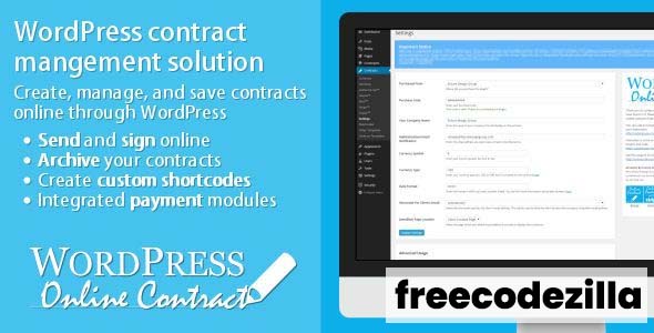 WP Online Contract Nulled v5.1.4 – Free Download