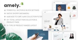 Amely Nulled – Fashion Shop WordPress Theme for WooCommerce