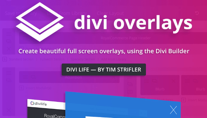Divi Overlays v2.5.6 - WordPress Plugin