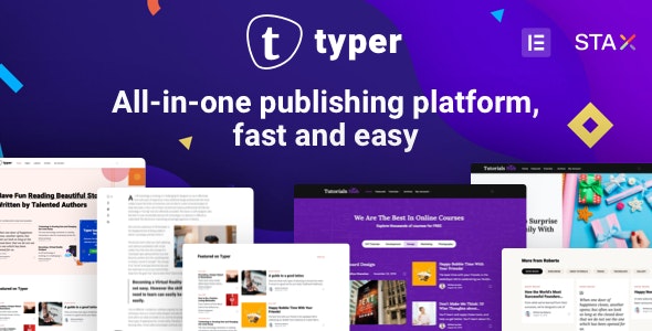 Typer v1.12.1 Nulled – Amazing Blog and Multi Author Publishing Theme Free Download