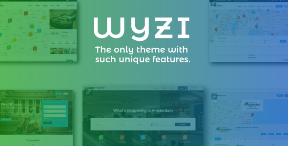 Wyzi v2.4.6 Nulled – Business Finder and Service Provider Booking WordPress Social Look Directory Listing Theme Free Download