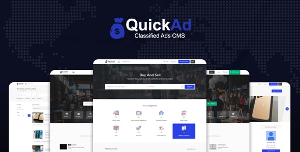 Quickad Classified v10.3 Nulled – Classified Ads CMS PHP Script Free Download