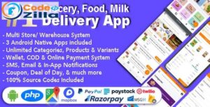 Grocery and Vegetable Delivery Android App with Admin Panel Nulled