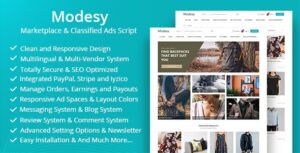 Modesy Nulled – Marketplace & Classified Ads Script