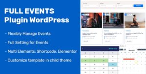 FullEvents Nulled Event Plugin WordPress Free Download