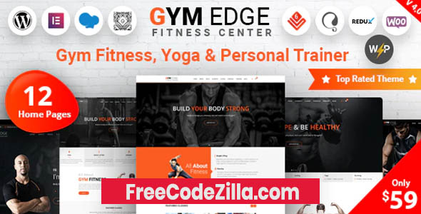 GymEdge v4.2.9.1 Nulled – Fitness WordPress Theme Free Download