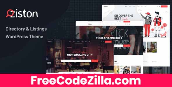 Ziston v1.2.5 Nulled – Directory Listing WordPress Theme Free Download