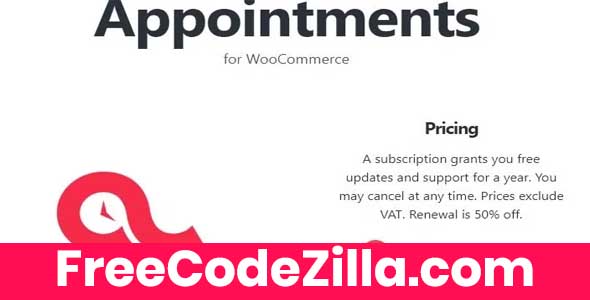 BookingWP Appointments for WooCommerce Nulled v4.16.2 Free Download