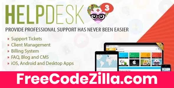 HelpDesk 3 v3.7 Nulled – The professional Support Solution Free Download