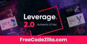 Leverage – Creative Agency & Portfolio WordPress Theme Free Download