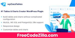 wpDataTables + Addons – Tables and Charts Manager for WordPress Free Download
