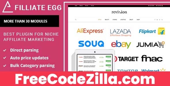Affiliate Egg – Niche Affiliate Marketing WordPress Plugin Free Download