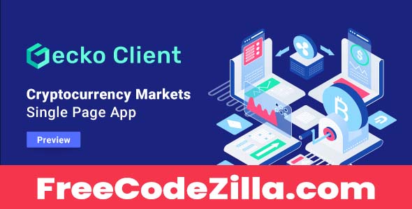 Gecko Client v1.2.1 Nulled – Crypto Currency Markets Single Page App Free Download