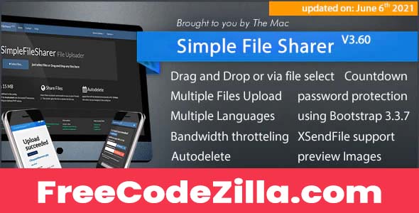 Simple File Sharer v3.71 Nulled Free Download
