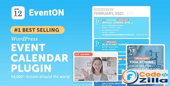 EventON Nulled + Addons - WordPress Event Calendar Plugin