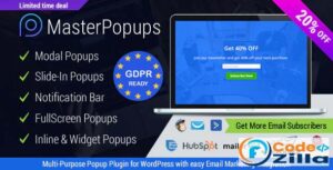 Master Popups Nulled WordPress Popup Plugin