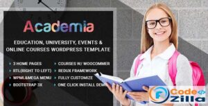 Academia v3.8 - Education Center WordPress Theme