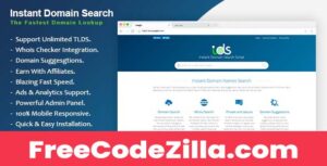 Download Instant Domain Search Script Nulled