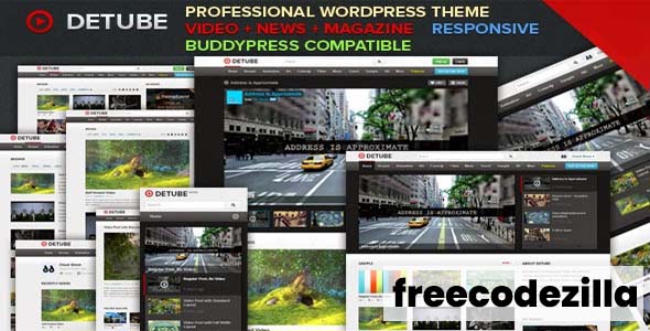 DeTube v1.4.9 – Professional Video WordPress Theme