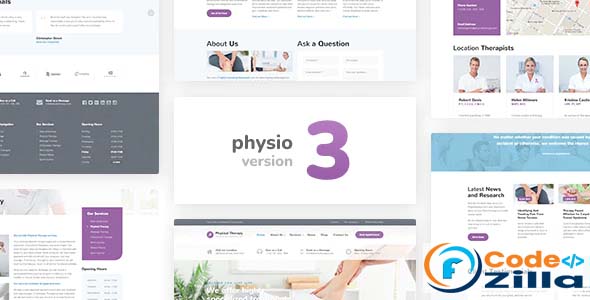 Physio v3.0.2 – Physical Therapy & Medical Clinic WP Theme Nulled