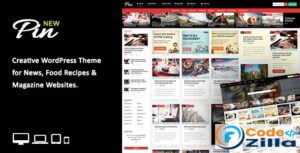 Pin - Pinterest Style WordPress Theme Free Download