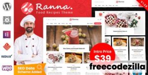 Ranna Nulled - Food & Recipe WordPress Theme