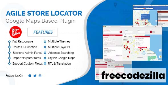 Agile Store Locator Nulled (Google Maps) For WordPress