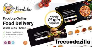Foodota 1.0.3 [Nulled] - Online Food Delivery WordPress Theme