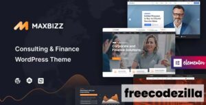 Maxbizz - Consulting & Financial Elementor Theme WordPress