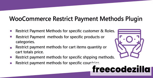 WooCommerce Restrict Payment Methods 1.0.3 Nulled