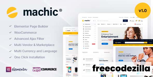 Machic Nulled - Electronics Store WooCommerce Theme