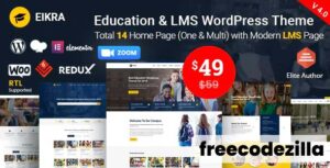 Eikra Nulled - Education WordPress Theme