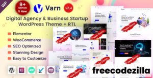 Varn Nulled - Elementor IT & SEO Agency WordPress Theme