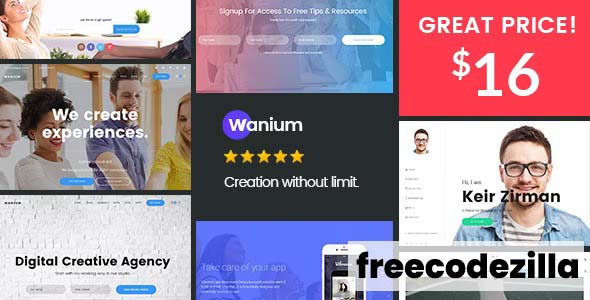 Wanium - A Elegant Multi-Concept Theme Nulled