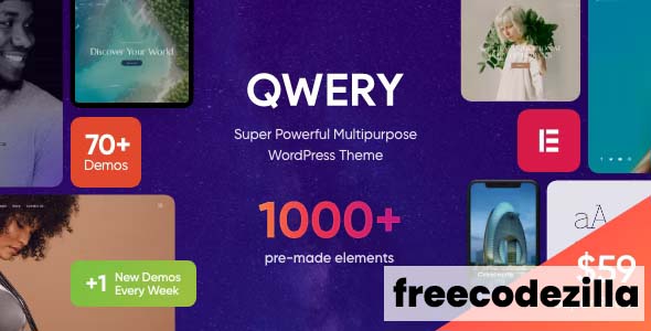 Qwery Nulled - Multi-Purpose Business WordPress Theme