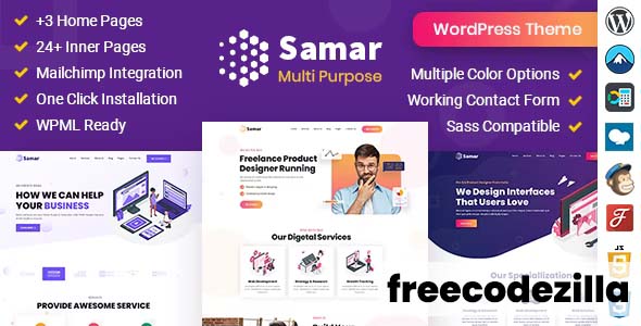 Samar - Creative Agency WordPress Theme