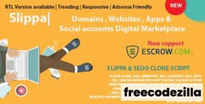 Slippa - Domains, Website, App & Social Media Marketplace PHP Script