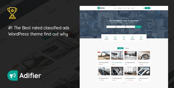 Adifier v3.9.3 Nulled – Classified Ads WordPress Theme Free Download