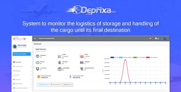 Courier Deprixa Pro v7.6 Nulled – Integrated Web-based Logistics System Free Download