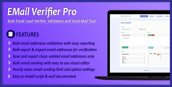 Email Verifier Pro Nulled v3.0.2 Free Download