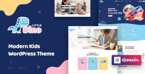 Littledino Modern Kids WordPress Theme Nulled