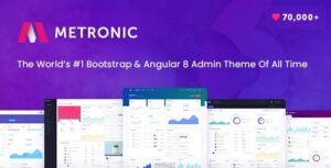 Metronic Responsive Admin Dashboard Template Nulled