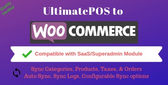 UltimatePOS to v3.1 Nulled – WooCommerce Addon (With SaaS compatible) Free Download