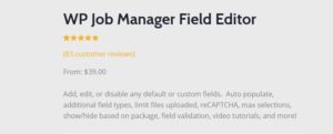 WP Job Manager Field Editor Nulled