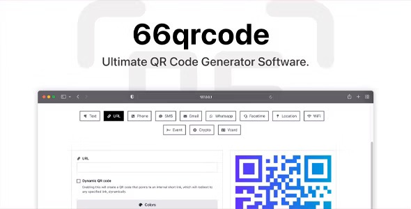 66qrcode Ultimate QR Code Generator (SAAS) Nulled Free Download
