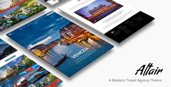 Altair v5.3 Nulled – Travel Agency WordPress Theme Free Download