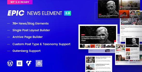 Epic News Elements v2.3.6 Nulled Add Ons for Elementor & WPBakery Page Builder Free Download