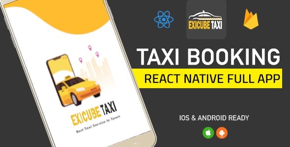 Exicube Taxi App v2.1.1 Nulled ( GrabCab ) + iOS + Android + Web + Admin Free Download
